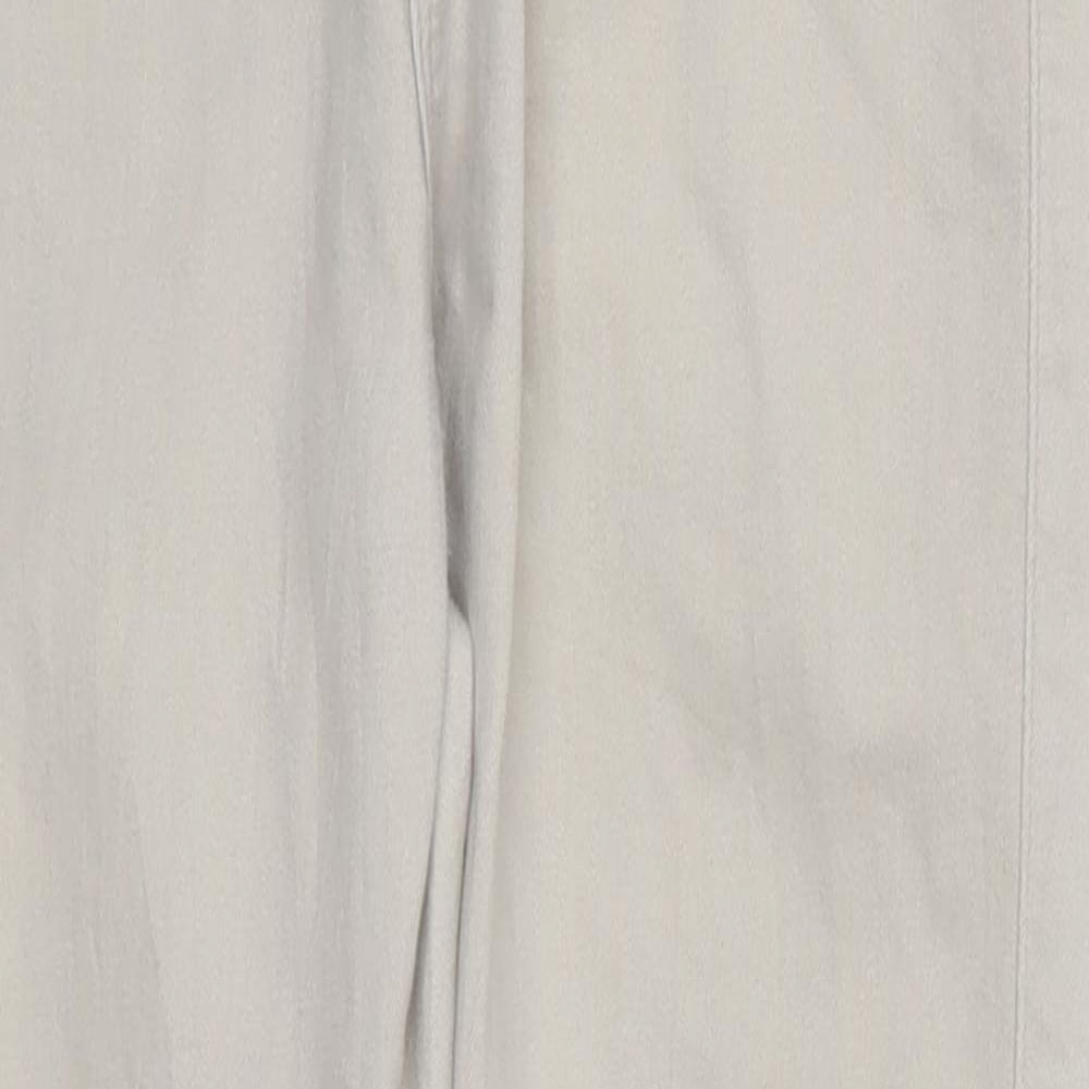 Missguided Womens Grey  Denim Skinny Jeans Size 14 L28 in