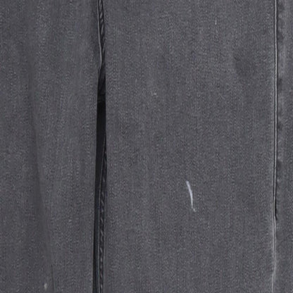 Topshop Womens Grey  Denim Skinny Jeans Size 30 in L26 in