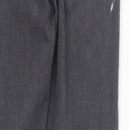 Topshop Womens Grey  Denim Skinny Jeans Size 30 in L26 in