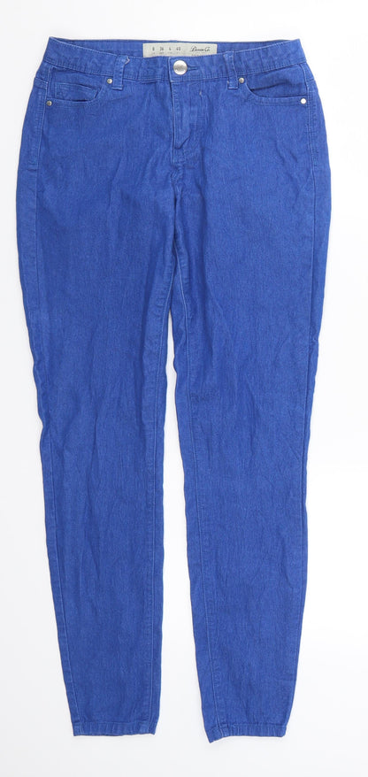 Denim Co Womens Blue  Denim Skinny Jeans Size 8 L28 in