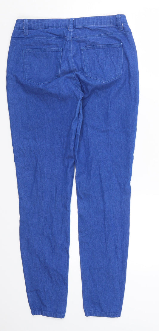 Denim Co Womens Blue  Denim Skinny Jeans Size 8 L28 in
