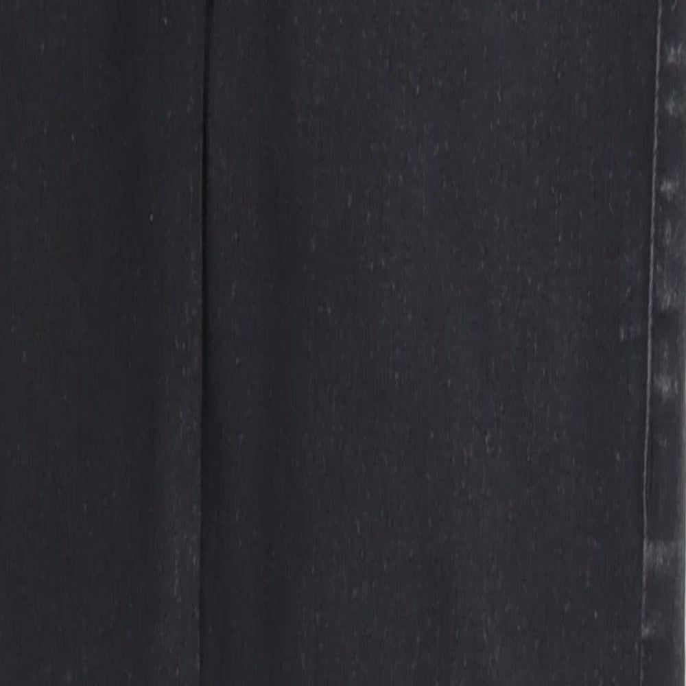 Topshop Womens Black  Denim Skinny Jeans Size 28 in L27 in