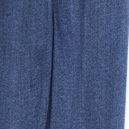 PRETTYLITTLETHING Womens Blue  Denim Skinny Jeans Size 6 L27 in