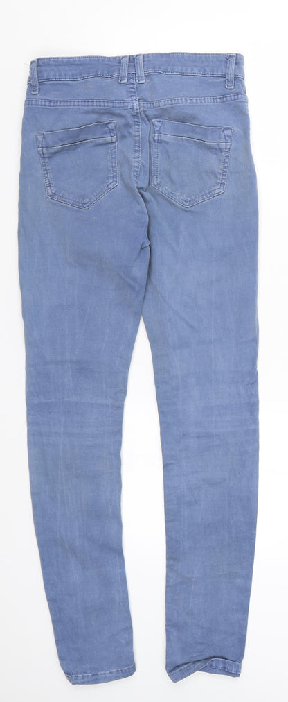 Topshop Womens Blue  Denim Skinny Jeans Size 28 in L28 in