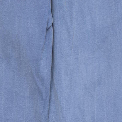 Topshop Womens Blue  Denim Skinny Jeans Size 28 in L28 in