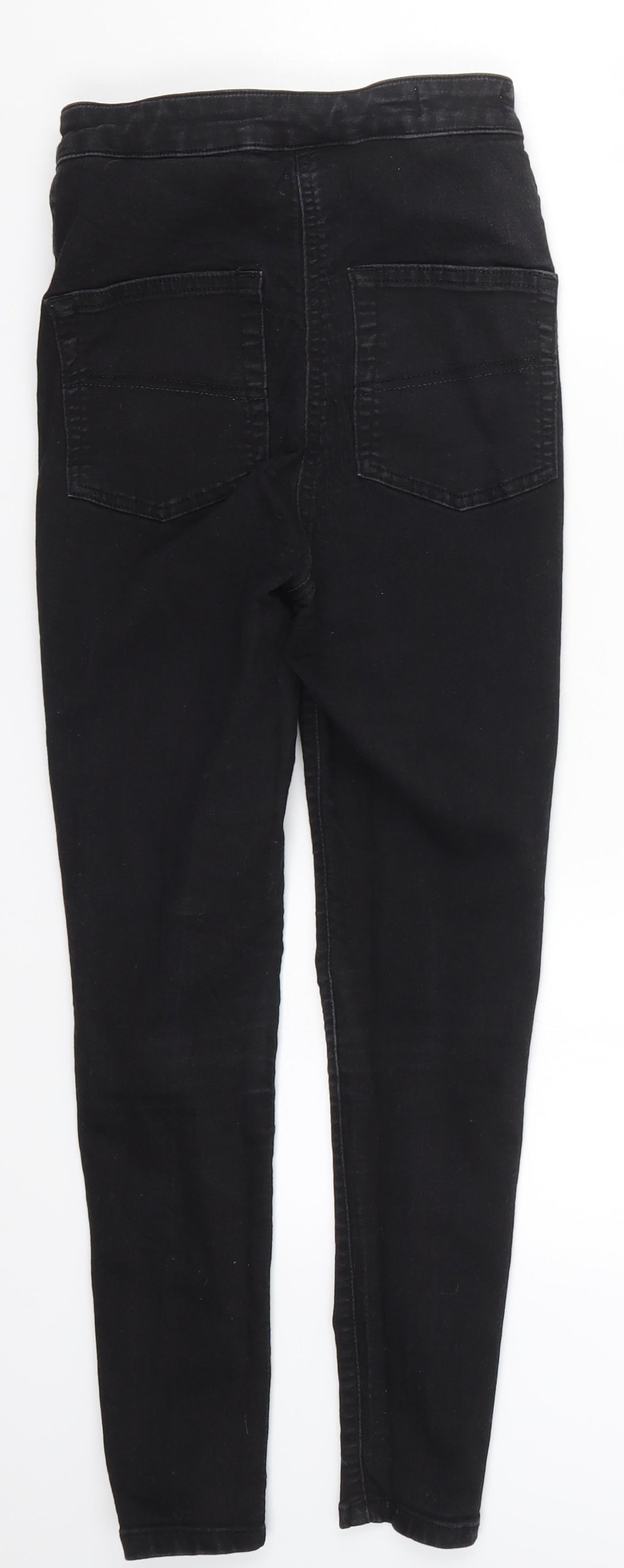 COLLUSION Womens Black  Denim Skinny Jeans Size 25 in L25 in