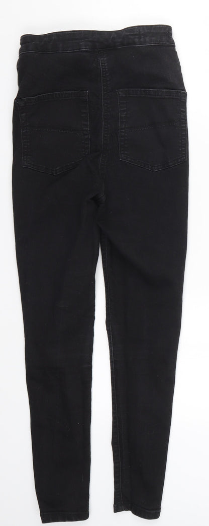 COLLUSION Womens Black  Denim Skinny Jeans Size 25 in L25 in