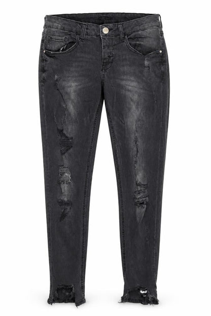 Womens UK Size 10 Denim Co Regular Fit Skinny Grey Jeans