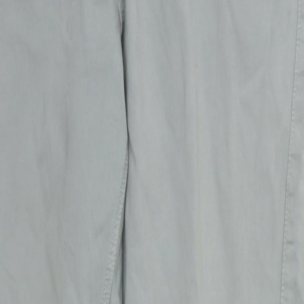 Womens UK Size 35 in Preworn Regular Fit Chino Grey Trousers