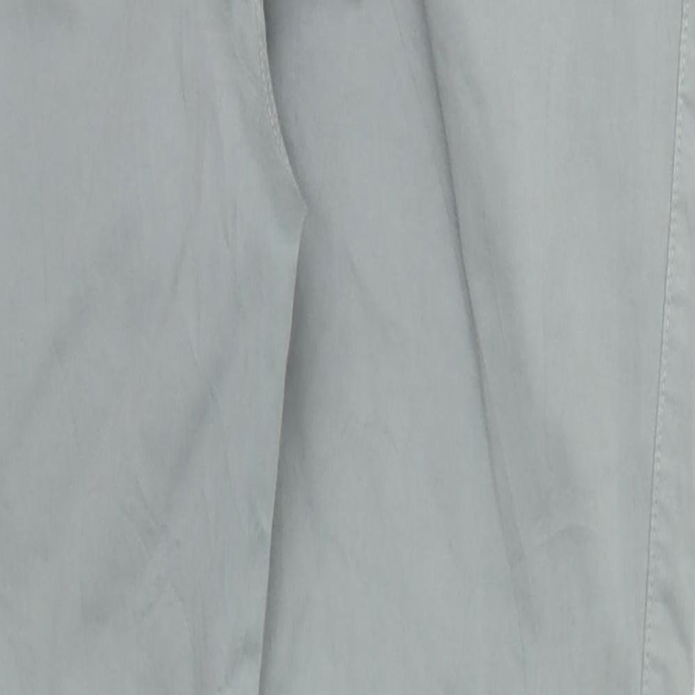 Womens UK Size 35 in Preworn Regular Fit Chino Grey Trousers