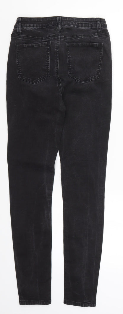 Denim Co Womens Black  Denim Skinny Jeans Size 10 L27 in
