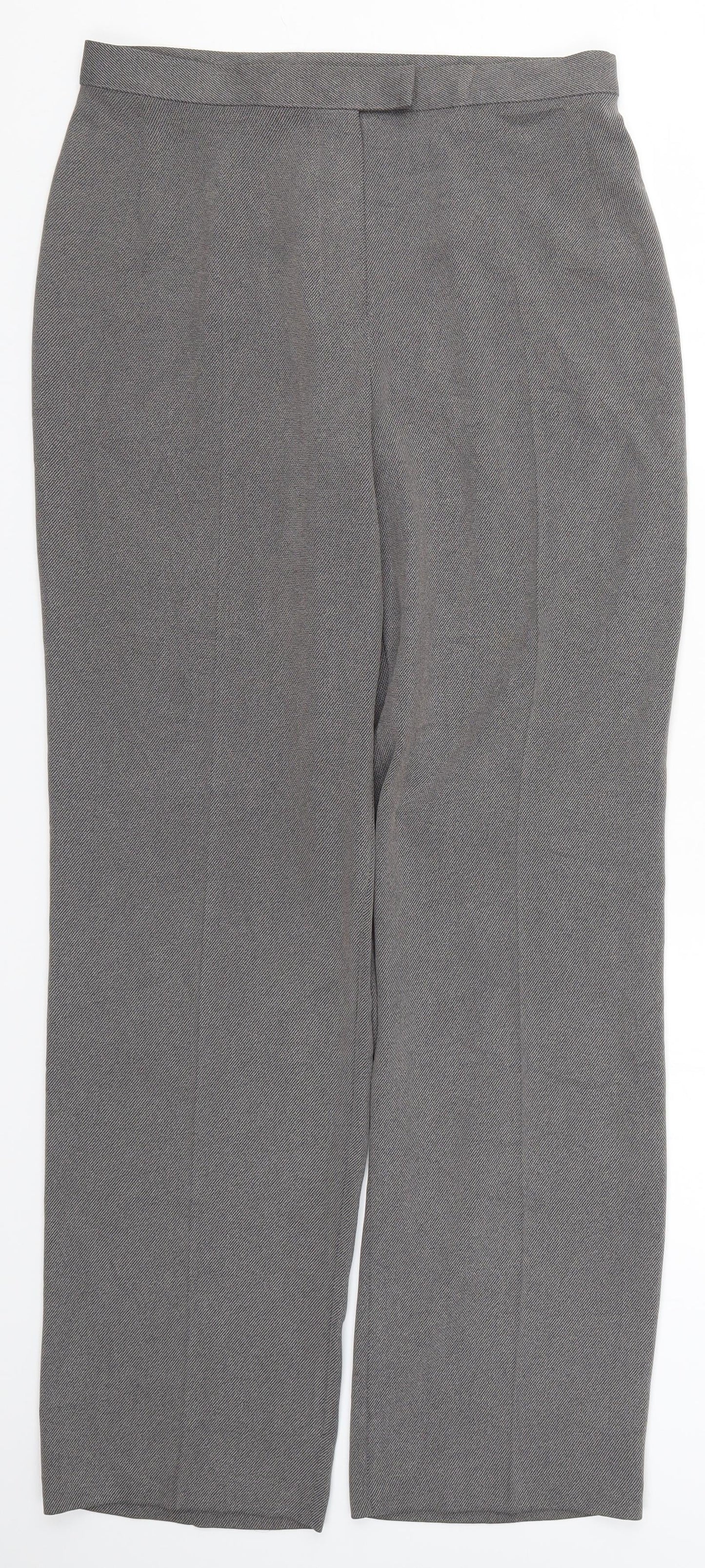 Womens UK Size 30 in Marks and Spencer Regular Fit  Grey Trousers