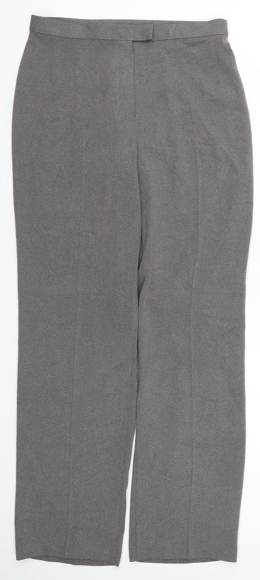 Womens UK Size 30 in Marks and Spencer Regular Fit  Grey Trousers