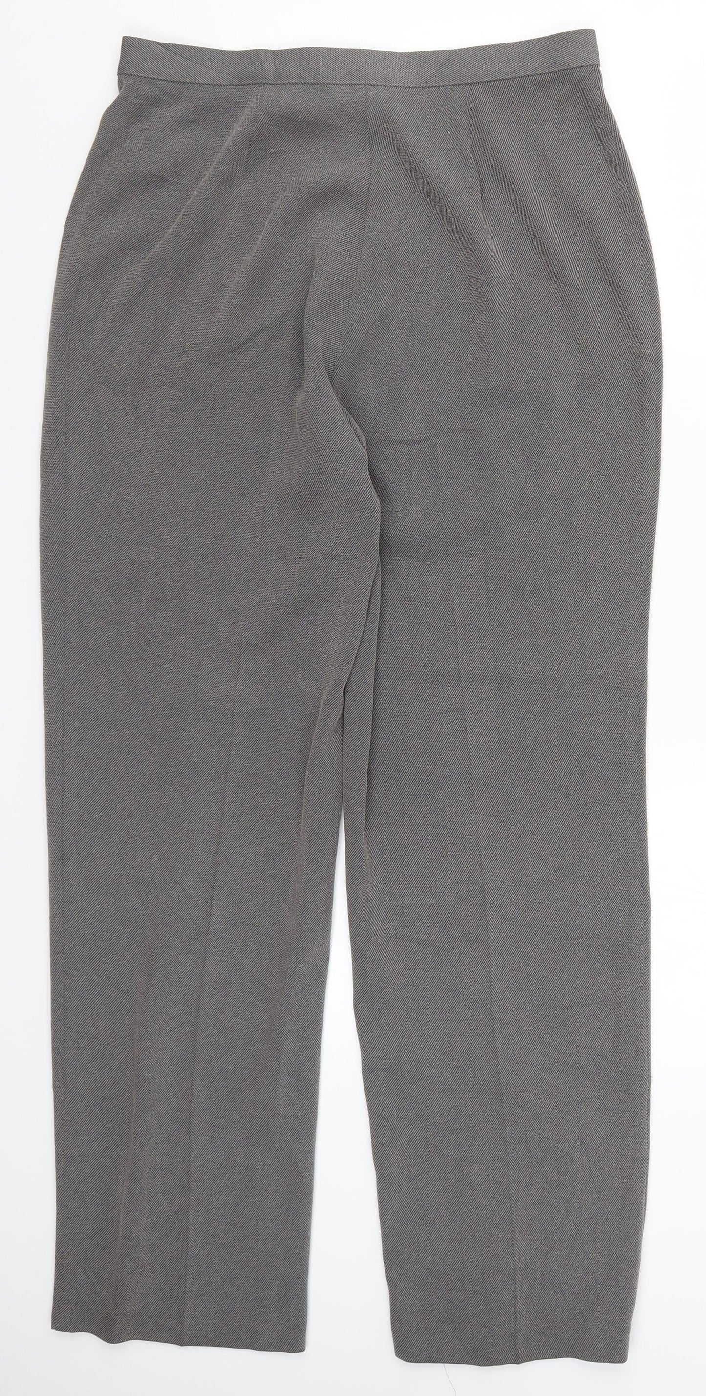 Womens UK Size 30 in Marks and Spencer Regular Fit  Grey Trousers