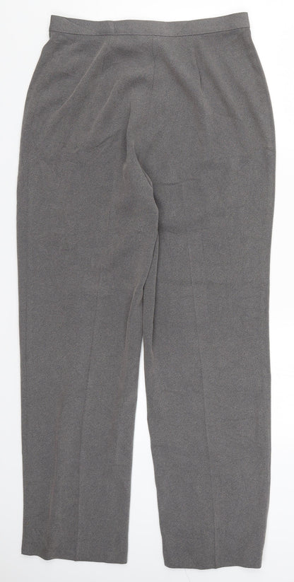 Womens UK Size 30 in Marks and Spencer Regular Fit  Grey Trousers