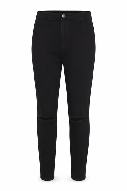 Womens UK Size 14 Denim Co Regular Fit Skinny Black Jeans