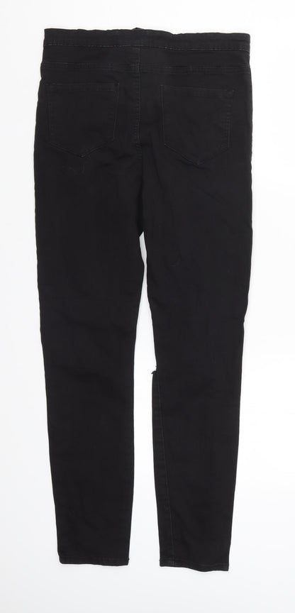 Denim Co Womens Black  Denim Skinny Jeans Size 14 L28 in