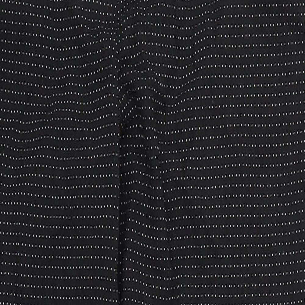 TU Womens Black Polka Dot  Trousers  Size 14 L27 in