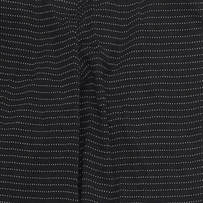 TU Womens Black Polka Dot  Trousers  Size 14 L27 in