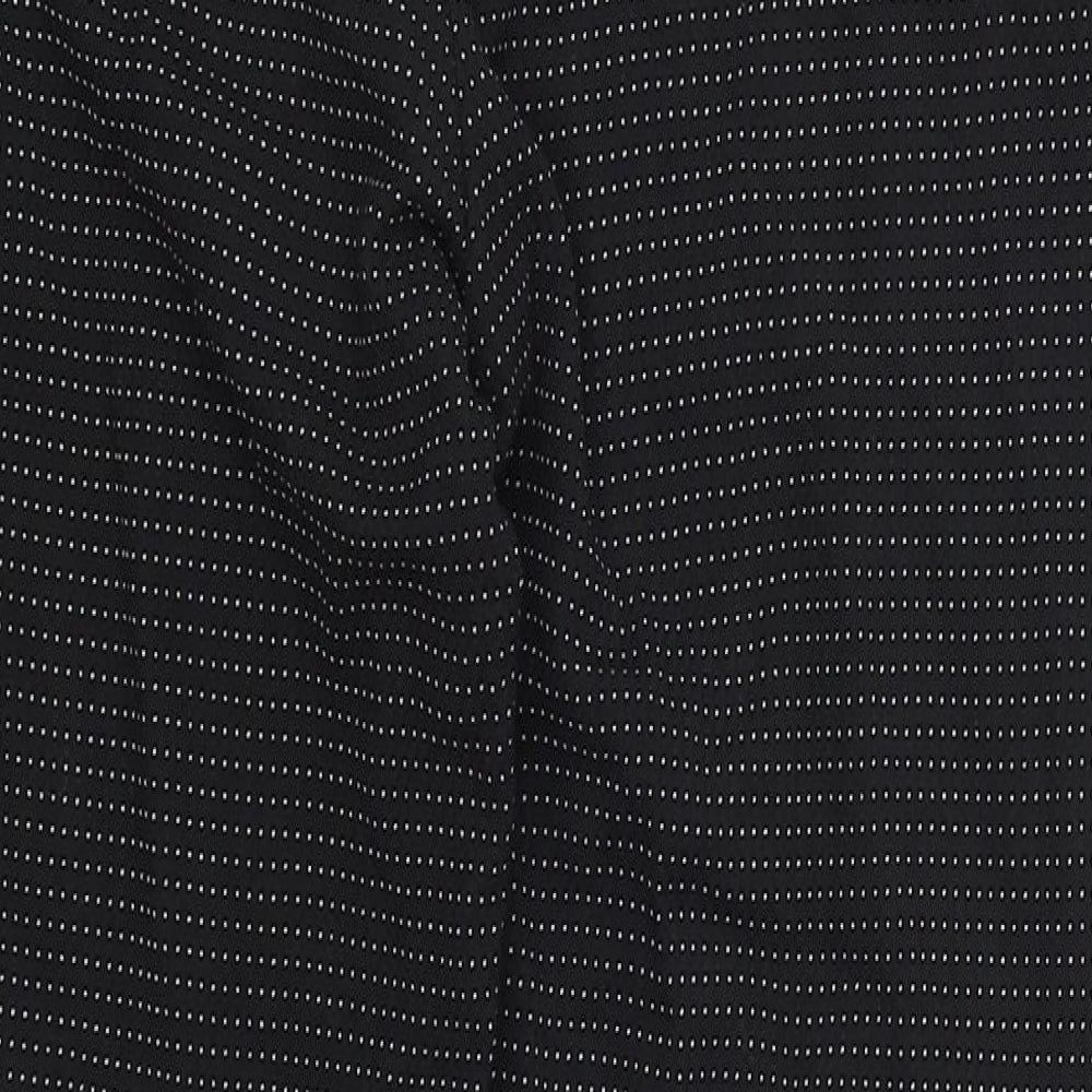 TU Womens Black Polka Dot  Trousers  Size 14 L27 in