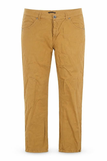 Womens UK Size 35 in Sisley Regular Fit  Brown Trousers