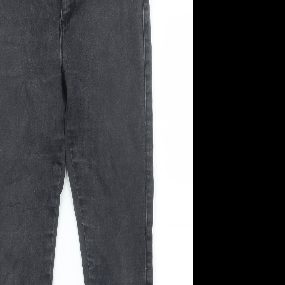 Only Womens Black  Denim Straight Jeans Size M L27 in