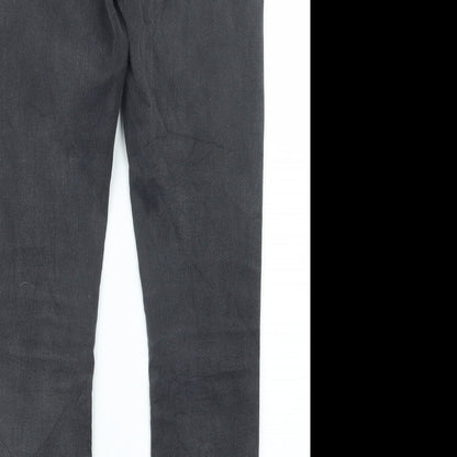 Only Womens Black  Denim Straight Jeans Size M L27 in