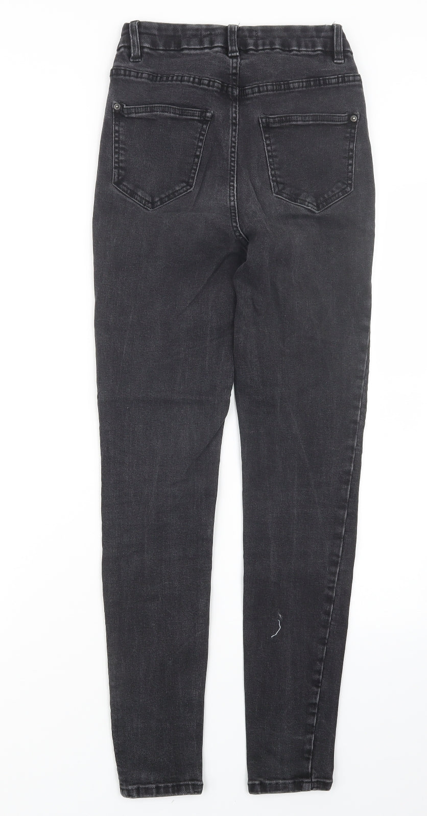 New Look Womens Black  Denim Straight Jeans Size 8 L27 in
