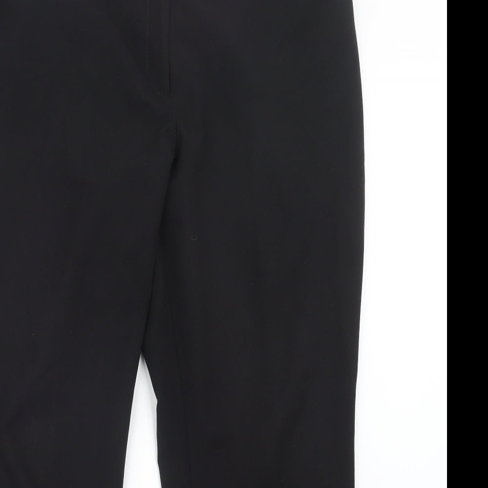 Womens UK Size 40 in F&F Regular Fit  Black Trousers