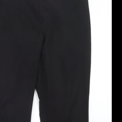 Womens UK Size 40 in F&F Regular Fit  Black Trousers