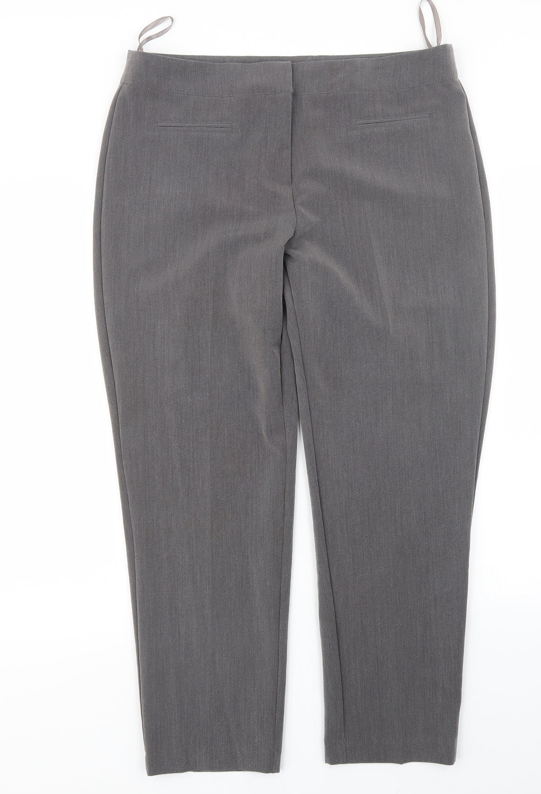 Classic Womens Grey   Trousers  Size 14 L27.5 in