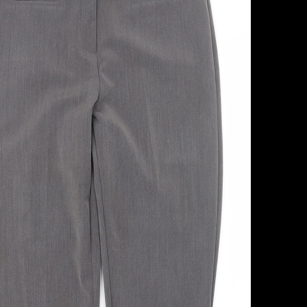 Classic Womens Grey   Trousers  Size 14 L27.5 in