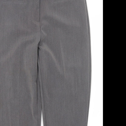 Classic Womens Grey   Trousers  Size 14 L27.5 in