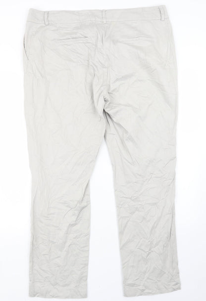 Christian Berg Womens Grey   Trousers  Size 20 L30 in