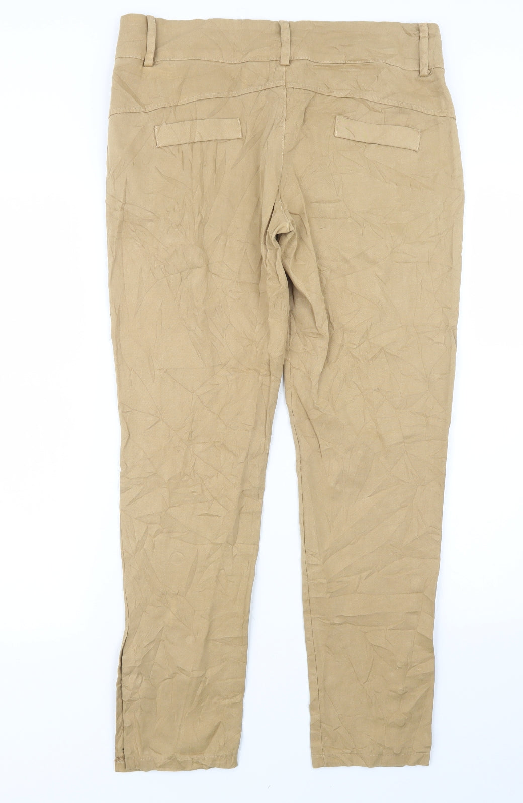 Womens UK Size 33 in Preworn Regular Fit  Beige Trousers