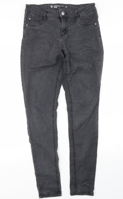 Jegging Jane Womens Black  Denim Straight Jeans Size M L30.5 in
