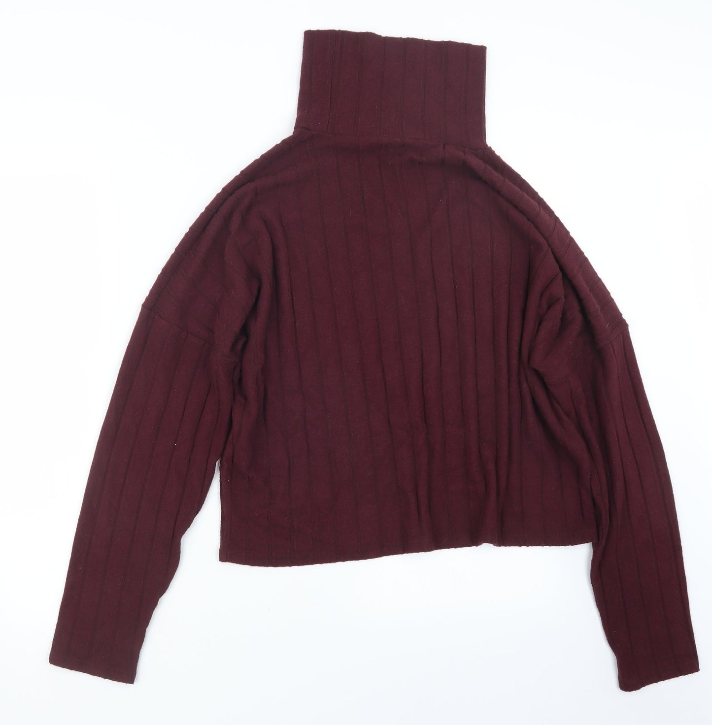 Womens UK Size L New Look Red Pullover Jumper