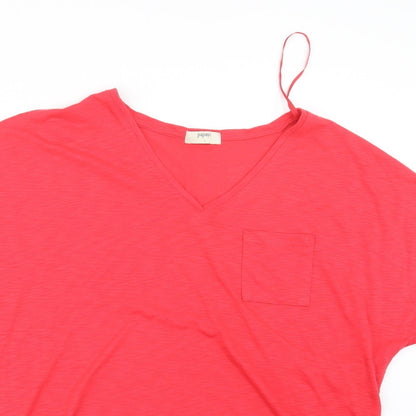 Papaya Womens Pink   Basic T-Shirt Size L