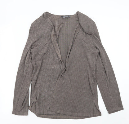 Womens UK Size M Reflections Brown Cardigan Jumper