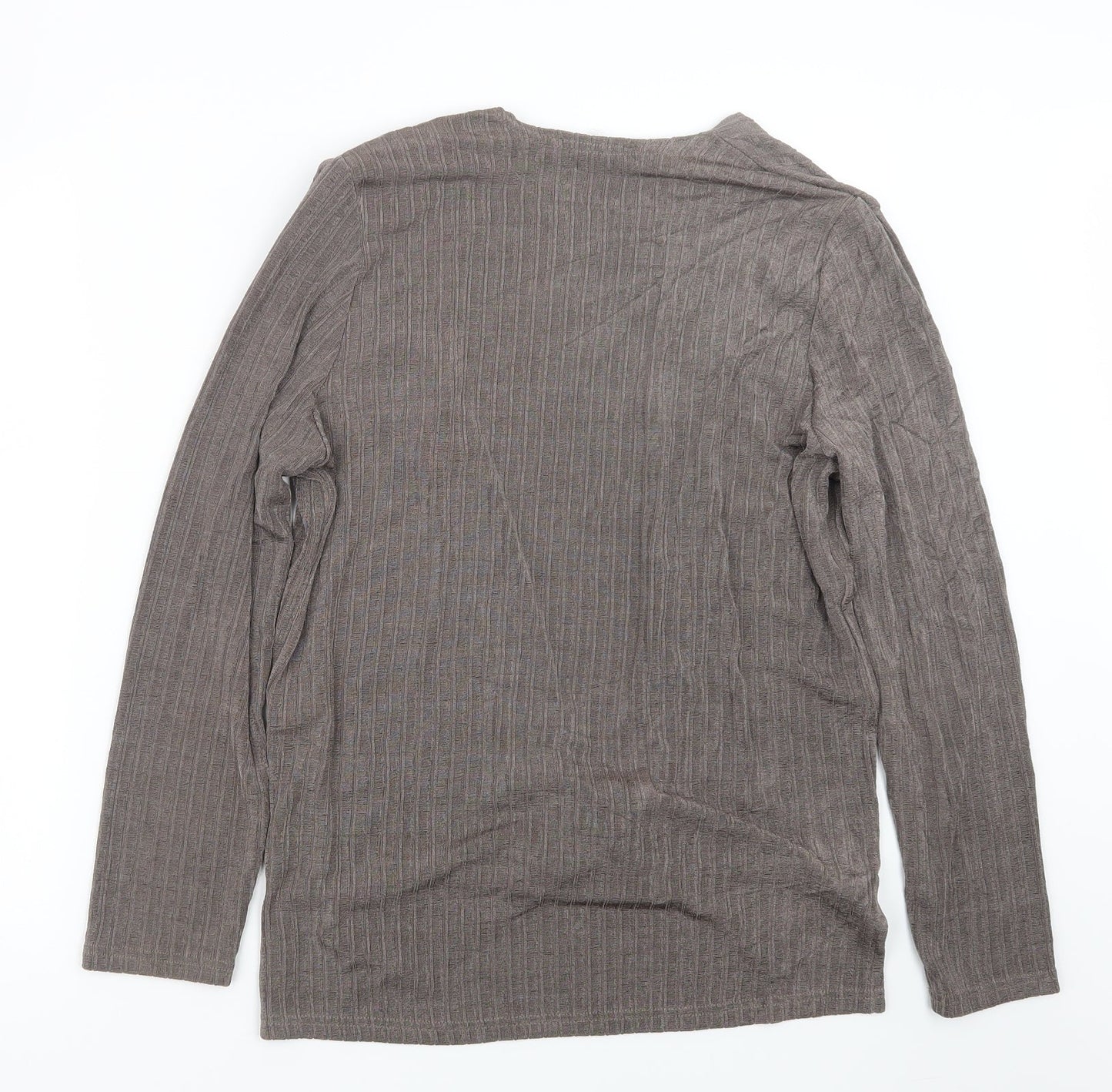 Womens UK Size M Reflections Brown Cardigan Jumper