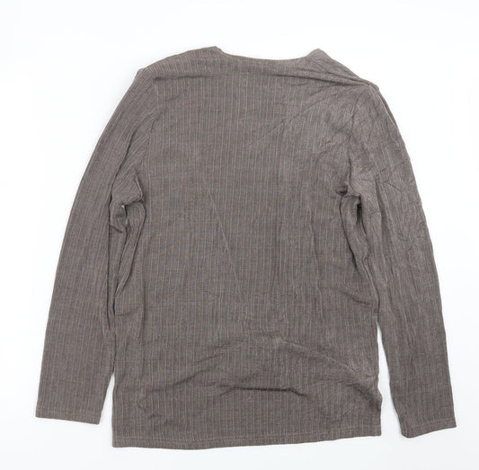 Womens UK Size M Reflections Brown Cardigan Jumper