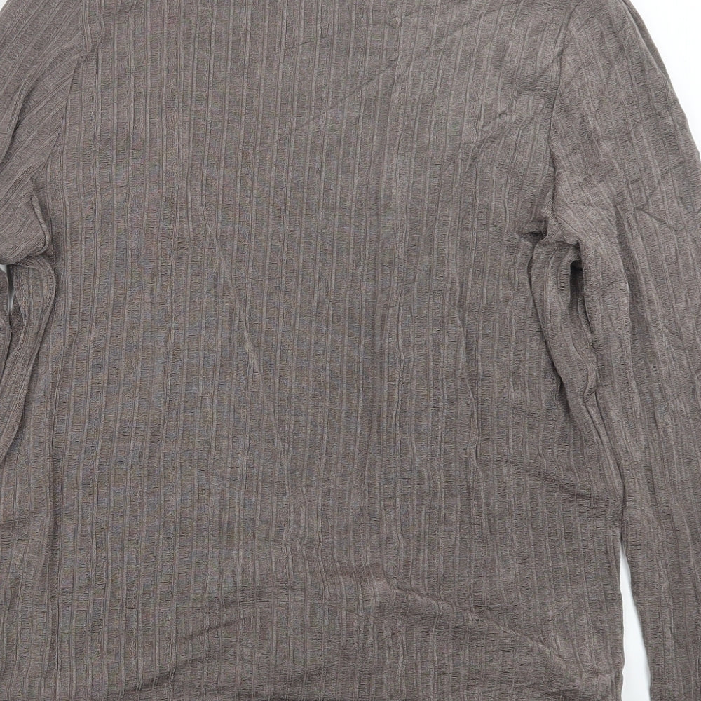 Womens UK Size M Reflections Brown Cardigan Jumper