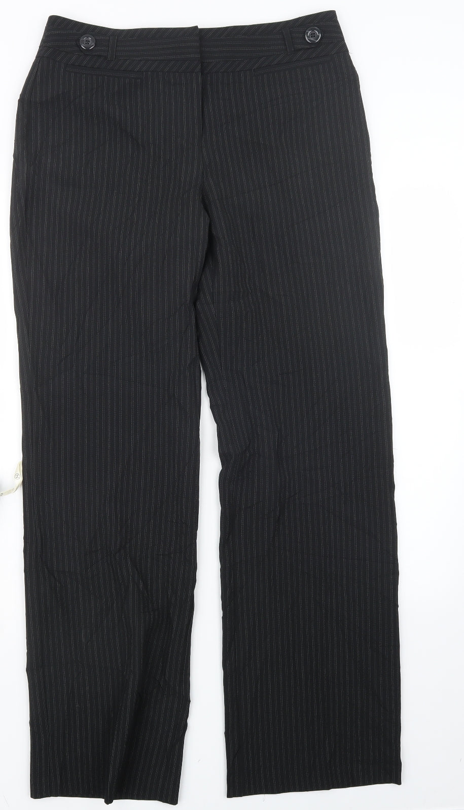 Womens UK Size 12 Atmosphere Regular Fit  Black Trousers