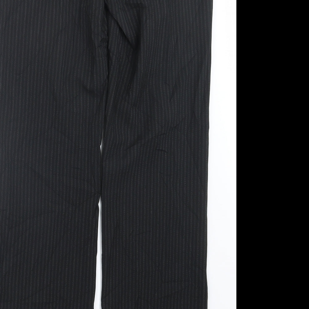 Womens UK Size 12 Atmosphere Regular Fit  Black Trousers