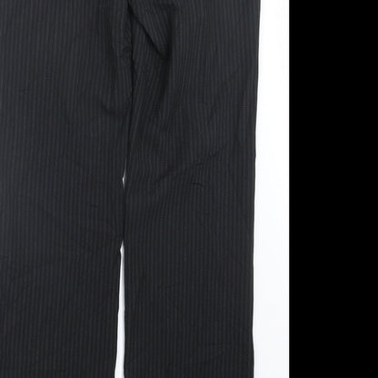 Womens UK Size 12 Atmosphere Regular Fit  Black Trousers