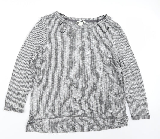 Womens UK Size M H&M Grey Pullover Jumper
