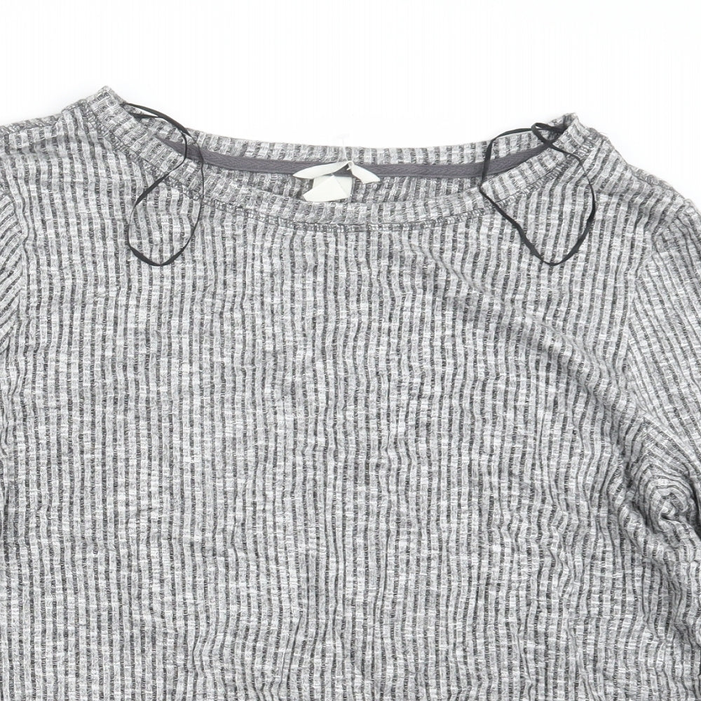 Womens UK Size M H&M Grey Pullover Jumper