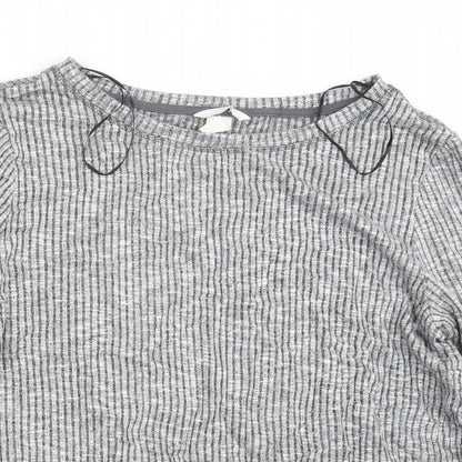 Womens UK Size M H&M Grey Pullover Jumper