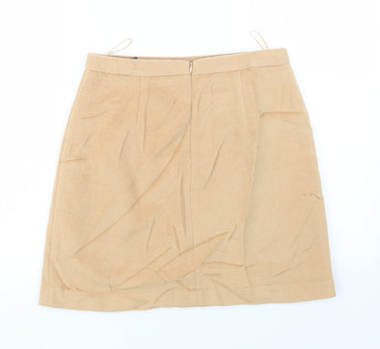 Marks and Spencer Womens Beige   Straight & Pencil Skirt Size 10
