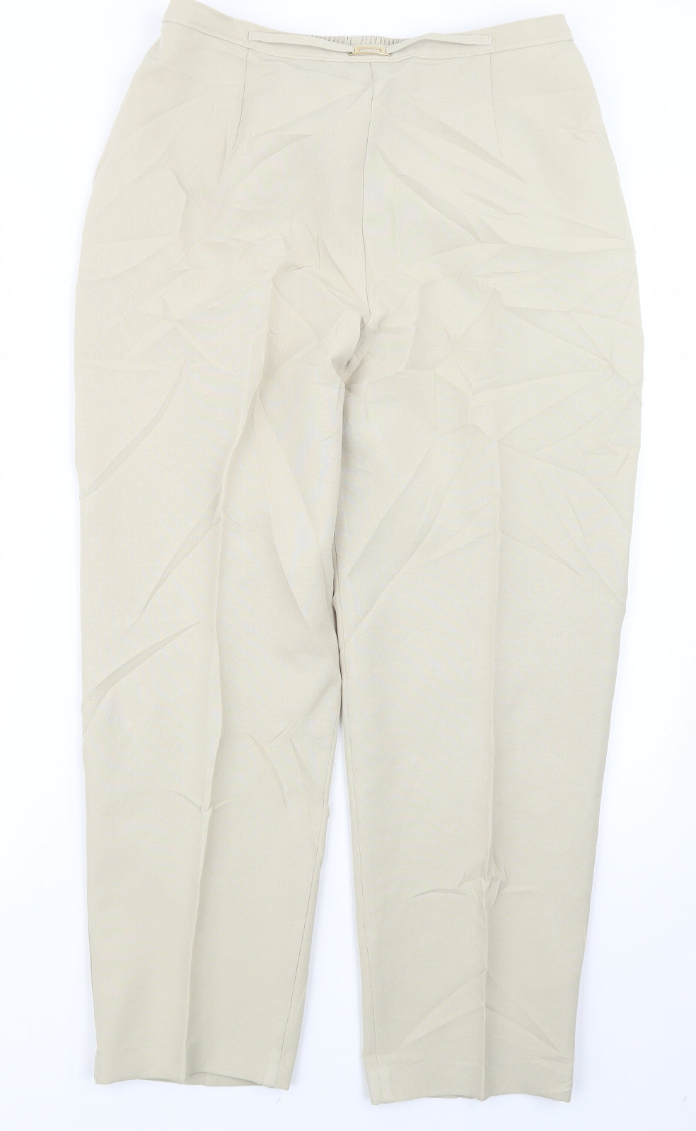 Womens UK Size 14 slimma Regular Fit  Ivory Trousers